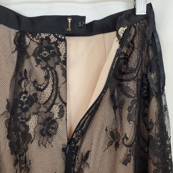 May Queen Couture Dark Floral Sheer Lace Maxi Skirt 2 Fairy Grunge Whimsigoth - Picture 6 of 11